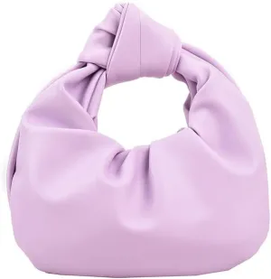 Women's Dumpling Bun Fold Knot Design Cloud Bag Handbag