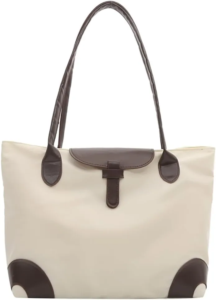 Womens Fashion Tote Bags Large Capacity Shoulder Purse Work Travel Handbag Casual Canvas Top Handle Satchel