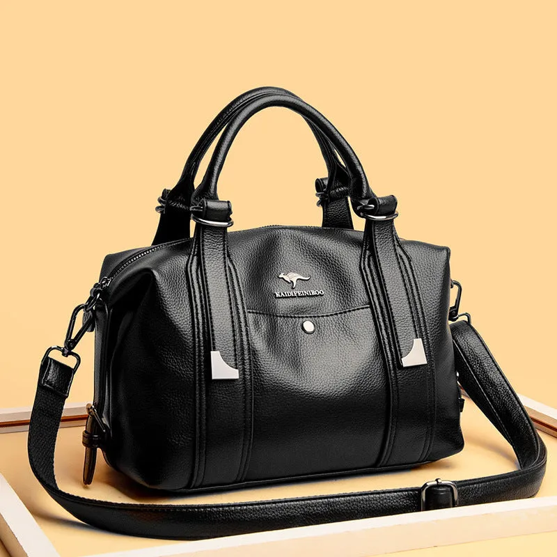 Women's Leather Large Capacity Shoulder Bag