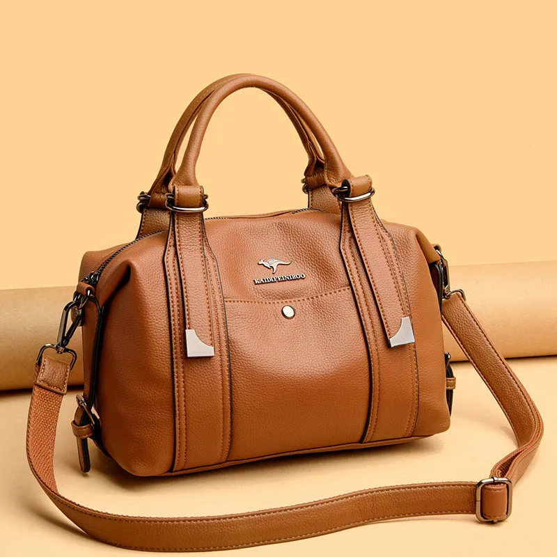 Women's Leather Large Capacity Shoulder Bag