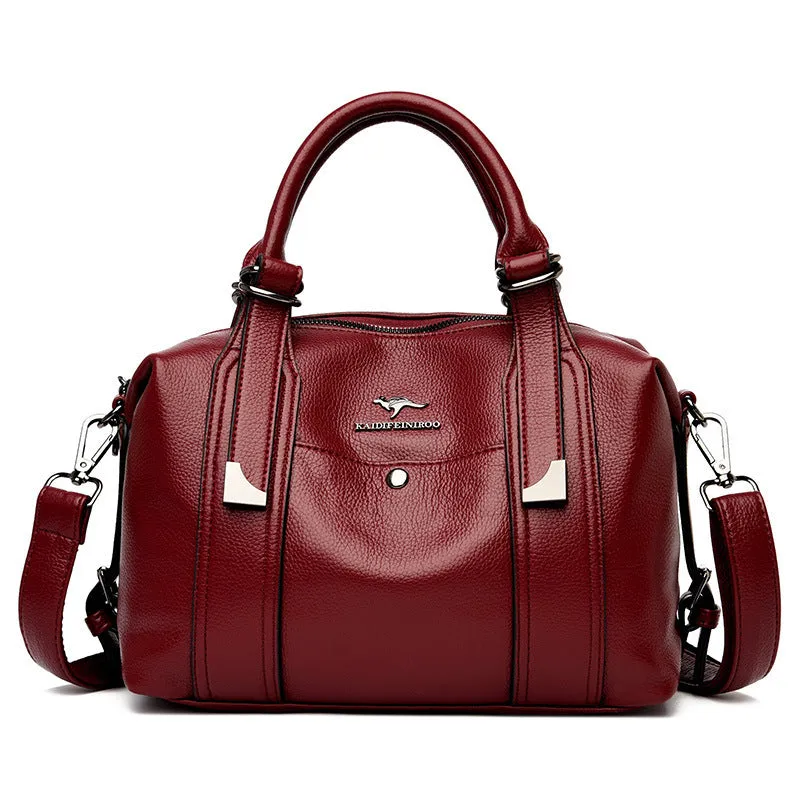 Women's Leather Large Capacity Shoulder Bag