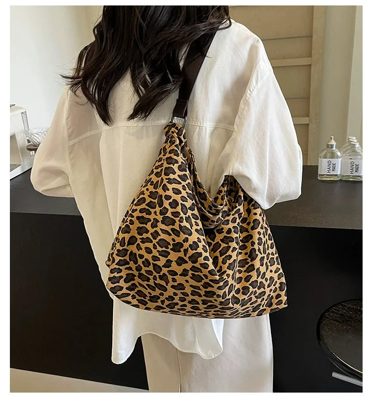 Women's Leopard Print Fashion Shoulder Bag
