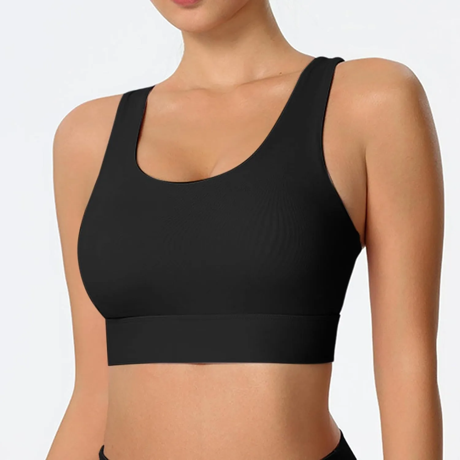 Women's Sexy Large Size Integrated High Strength Shockproof Yoga Running Fitness Sports Bra Tight Sports Bras for