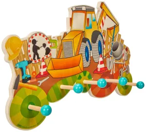 Wooden Wardrobe Baby Toy, Building Site, Multi-Color
