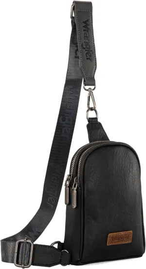 Wrangler Small Crossbody Sling Bag for Women Cross Body Purse Chest Bags for Travel