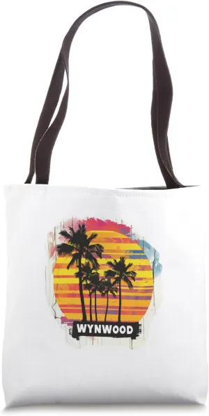 Wynwood Miami Florida Squad Vacation Trip Vacay Travel Art Tote Bag