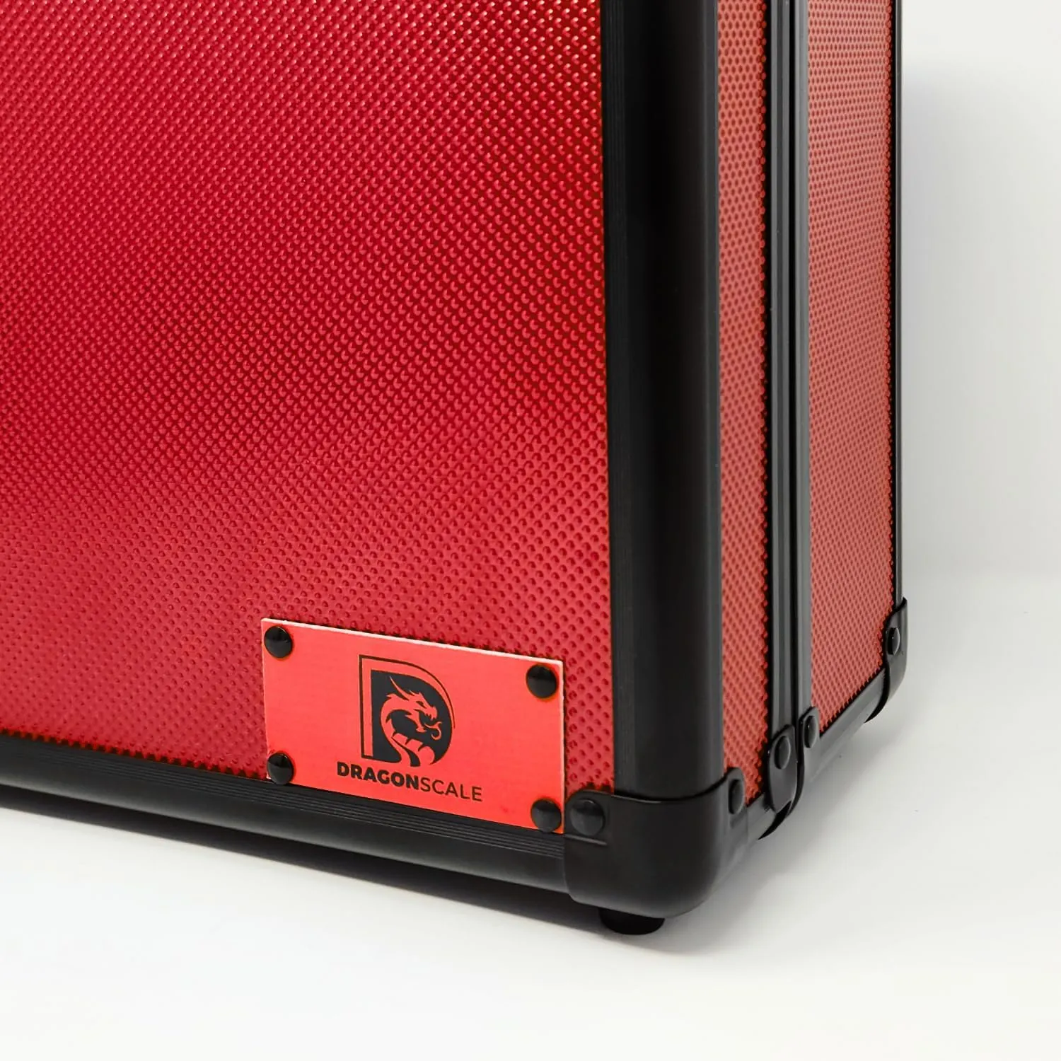 X-40 Compact Metal Slab Case | PSA BGS CGC | Durable Aluminum Briefcase for Graded Sports & Trading Cards | PSA Card Case & Graded Slab Storage Case Box (Red)
