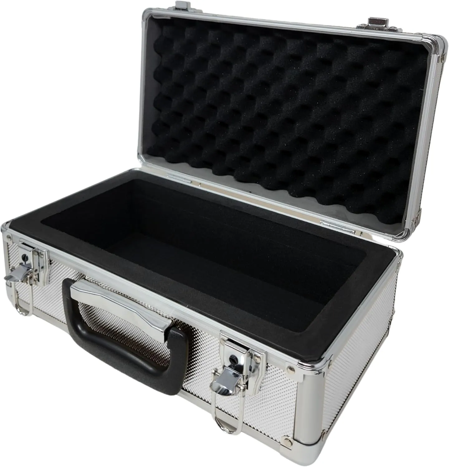 X-40 Compact Metal Slab Case | PSA BGS CGC | Durable Aluminum Briefcase for Graded Sports & Trading Cards | PSA Card Case & Graded Slab Storage Case Box (Silver)