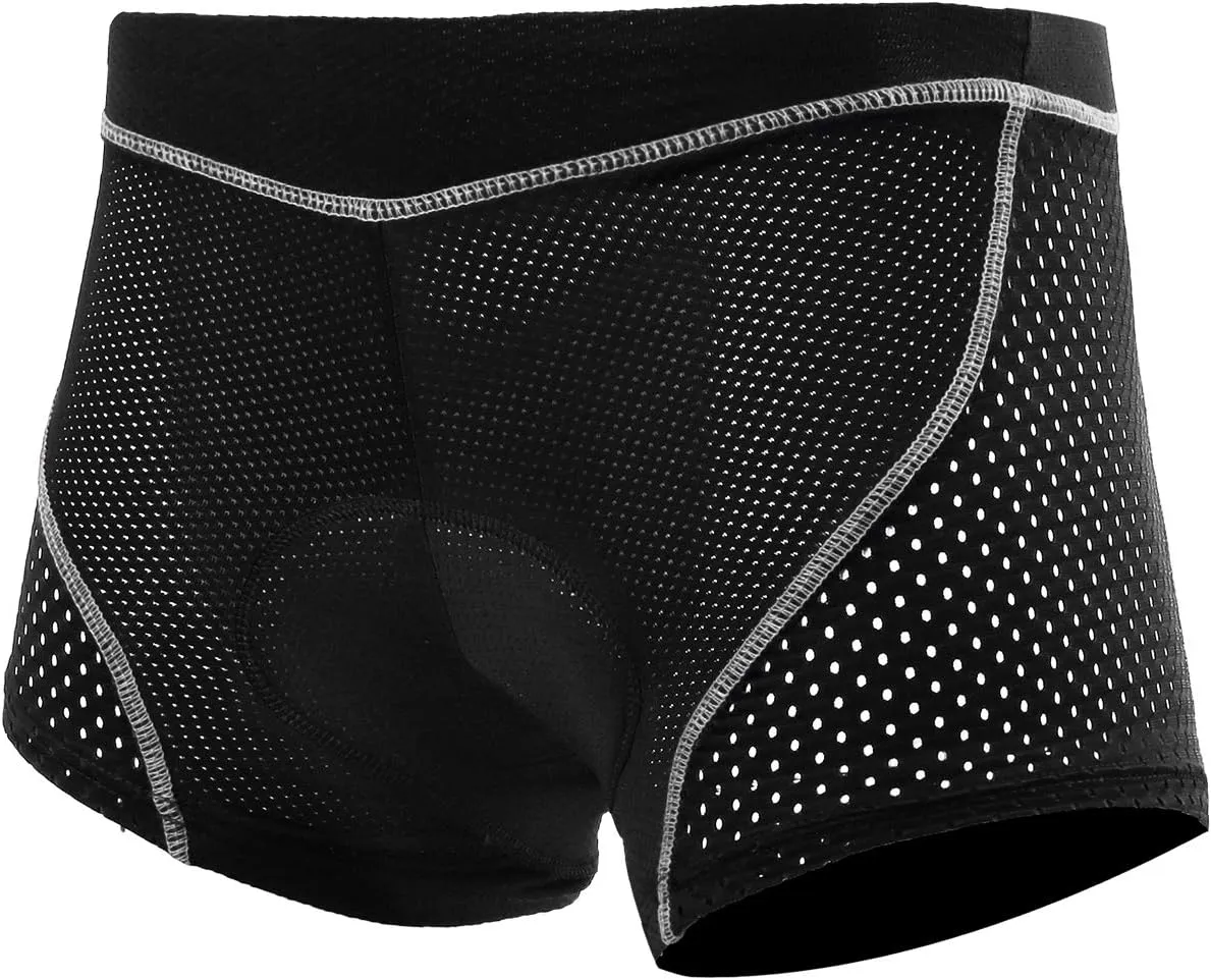 X-TIGER Men's Cycling Underwear Shorts 5D Padded Gel,MTB Biking Shorts Pants with Breathable,Adsorbent Design