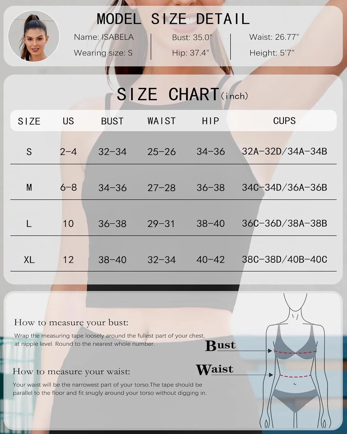 XUNYU Longline Sports Bras for Women High Support Strappy Workout Tank Tops with Built in Bra Padded Crop Yoga Top Gym