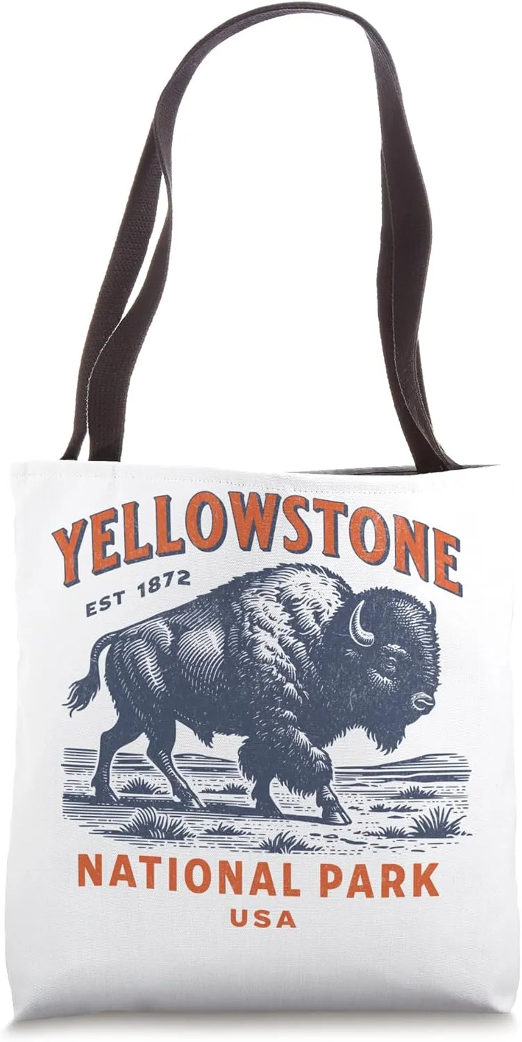 Yellowstone National Park Tote Bag