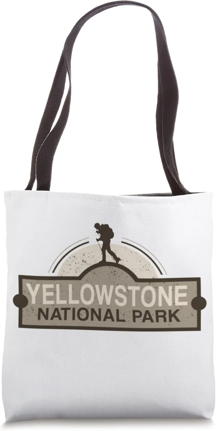 Yellowstone US National Park Wyoming Montana Idaho Travel Tote Bag