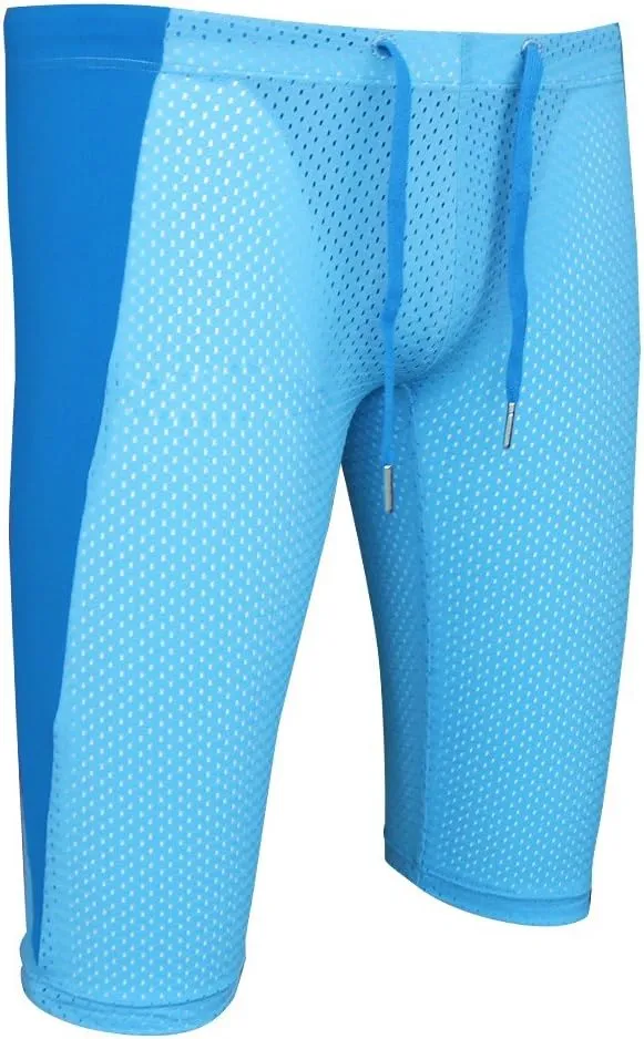 YiZYiF Men's Soft Breathable Running Tights Bikini Stretch Workout Pants