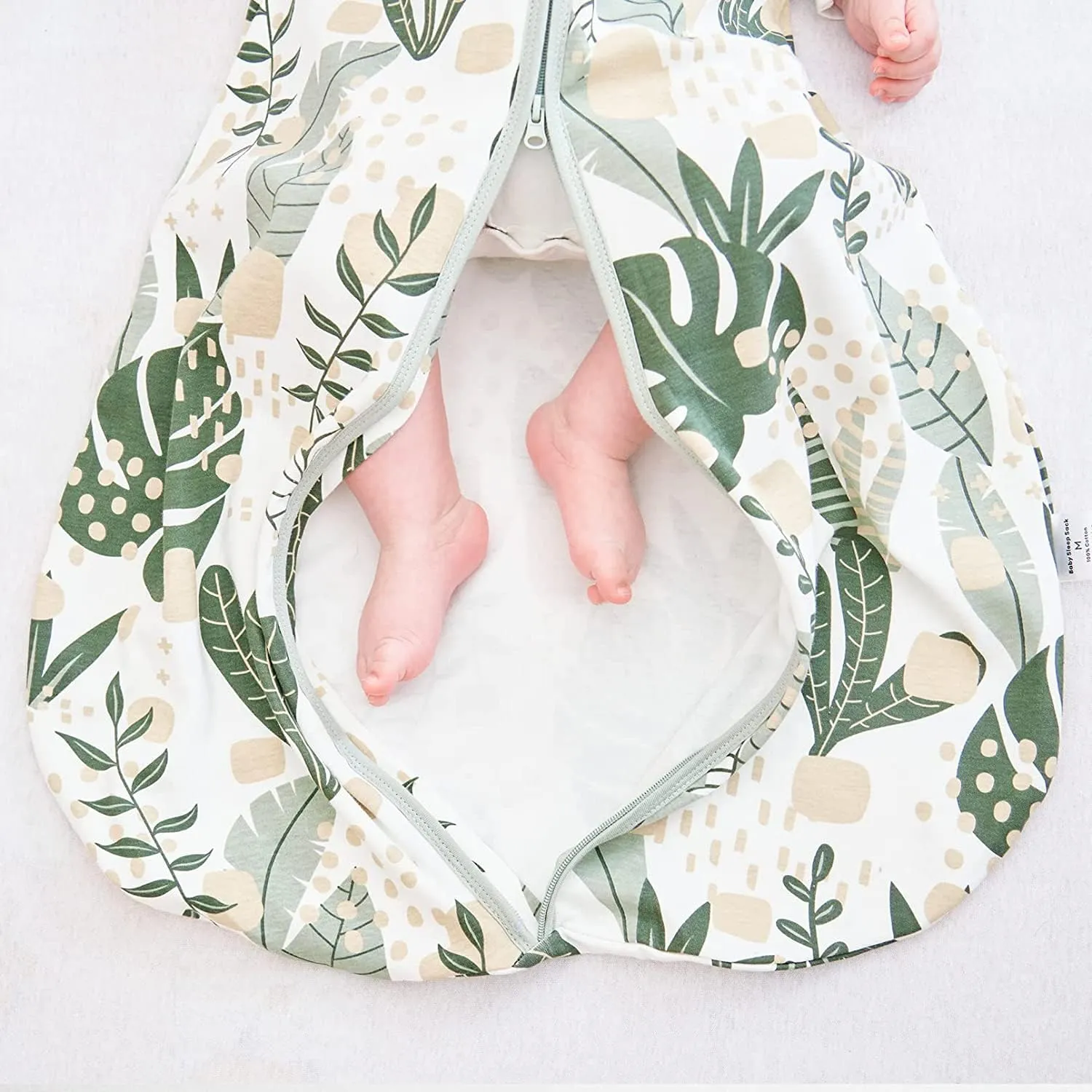 Yoofoss Baby Sleep Sack 18-24 Months Baby Wearable Blanket 100% Organic Cotton 2-Way Zipper TOG 0.5 Toddler Sleeping Sack Lightweight