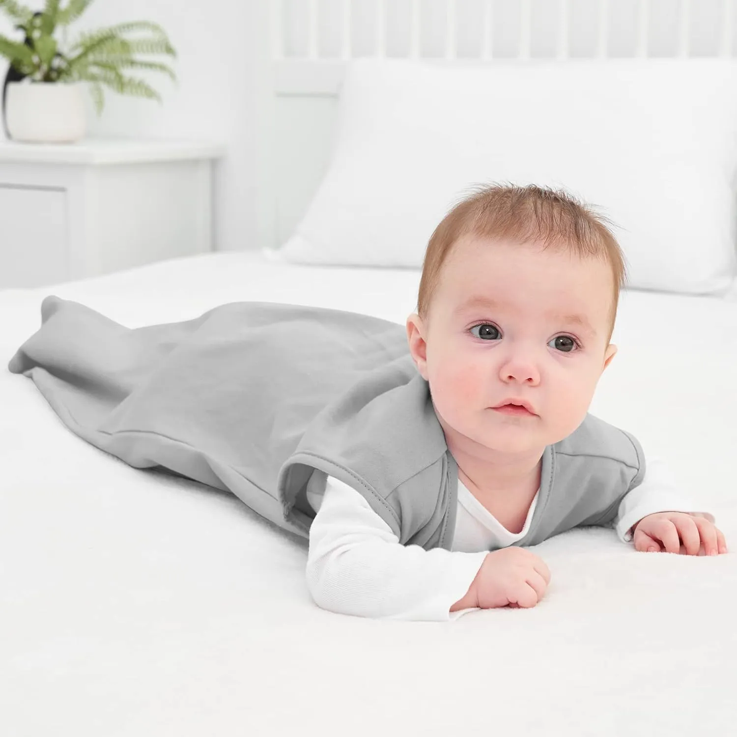Yoofoss Baby Sleep Sack 6-12 Months Wearable Blanket for Babies 100% Organic Cotton 2-Way Zipper TOG 0.5 Toddler Sleeping Sack 3 Pack, Comfy Soft Lightweight