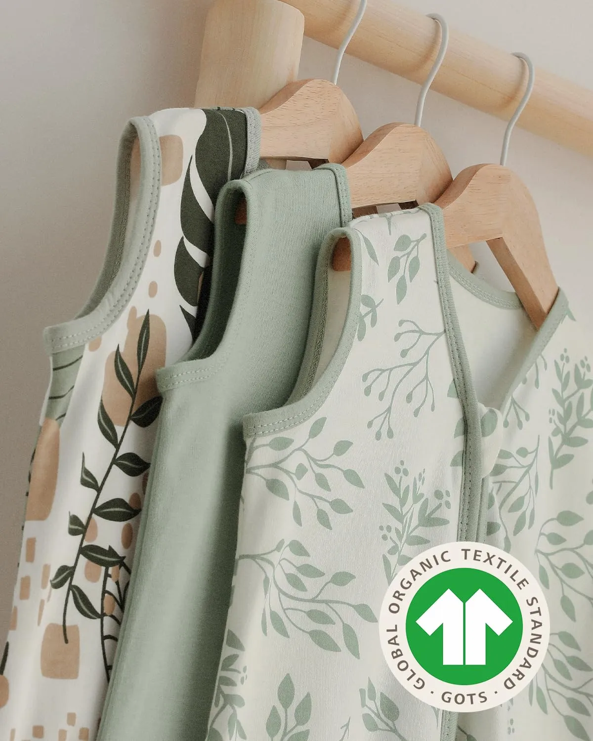 Yoofoss Baby Sleep Sack 6-12 Months Wearable Blanket for Babies 100% Organic Cotton 2-Way Zipper TOG 0.5 Toddler Sleeping Sack 3 Pack, Soft Lightweight Sleep Sacks