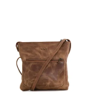Zemp Pissa Cross Body Bag | Waxy tan