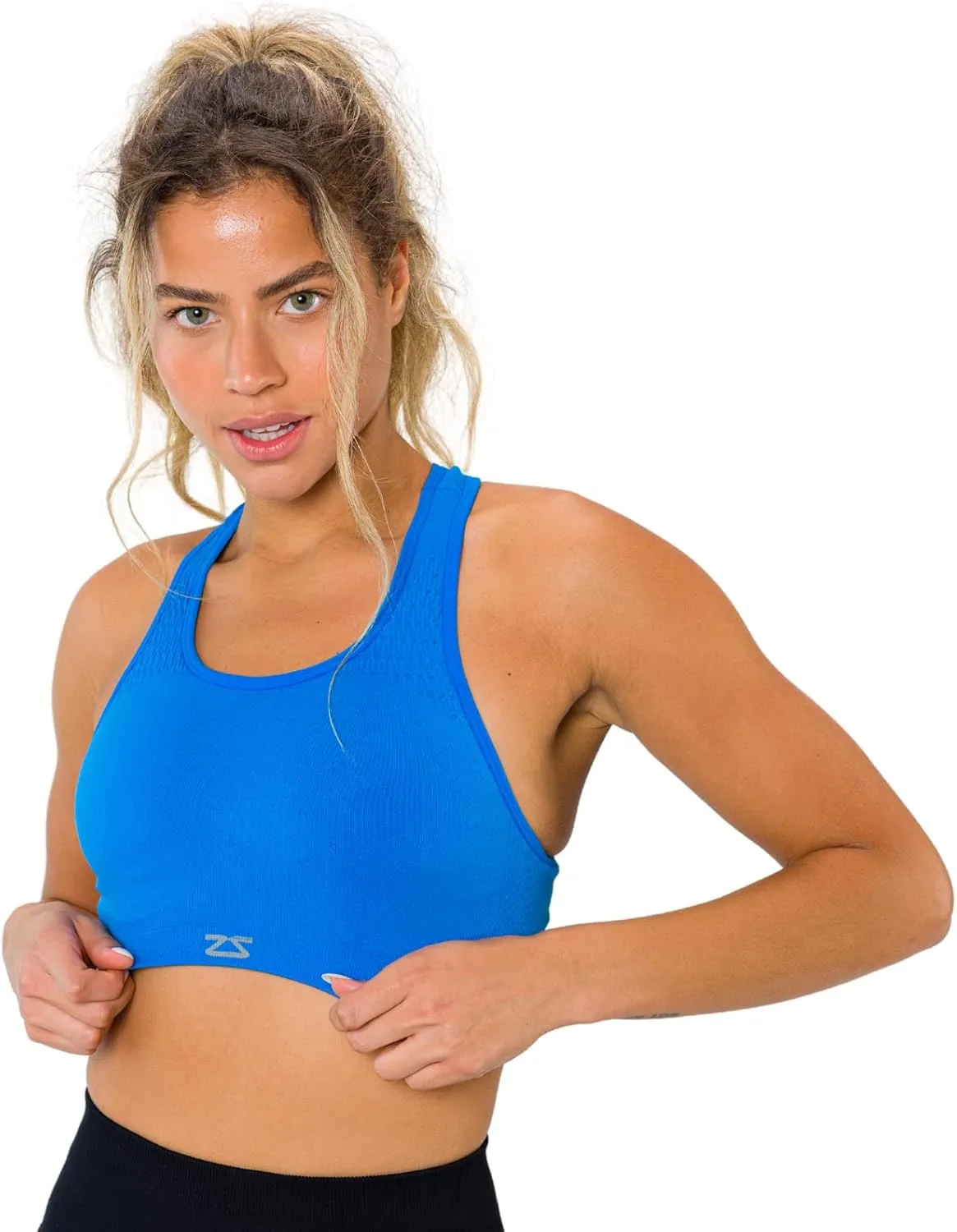 Zensah Seamless Sports Bra - Best Sports Bra for Running, Made in USA