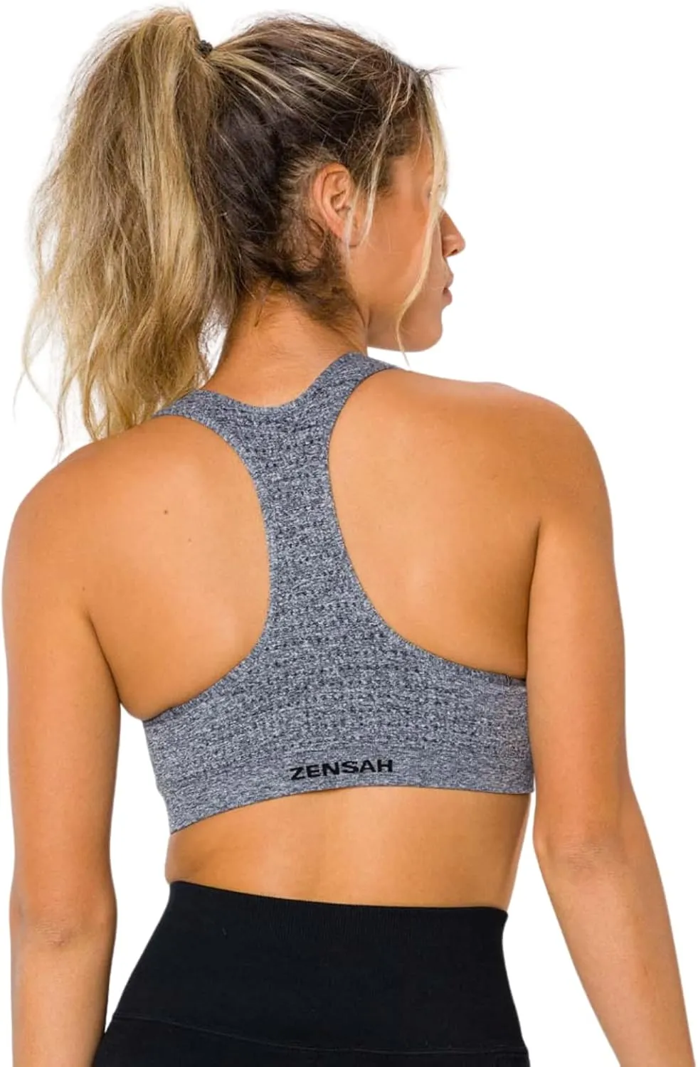 Zensah Seamless Sports Bra - Best Sports Bra for Running, Made in USA