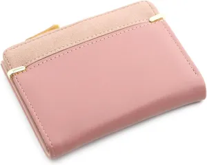 Zipper Purse Generous Coin Purse Wallet Clip Certificate Holding bag Short Lady(black-JoJo's Bizarre Adventure1)