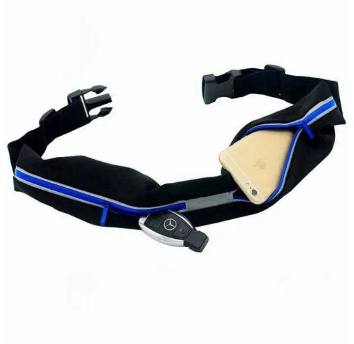Zupa Expandable Zippered Running Waist Belt (2-Pack)