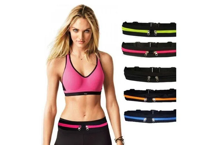 Zupa Expandable Zippered Running Waist Belt (2-Pack)