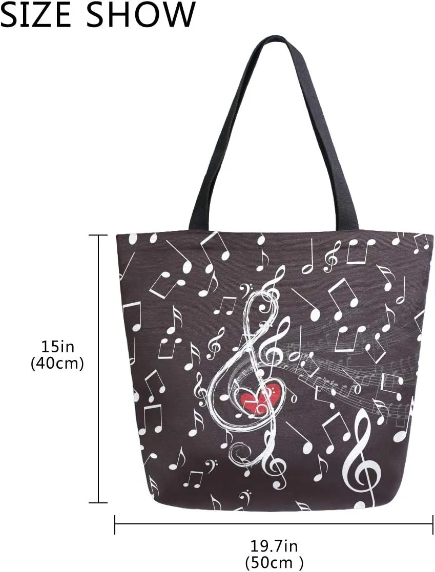 ZZKKO Japanese Cherry Canvas Tote Grocery Bag Shoulder Casual Book Bag